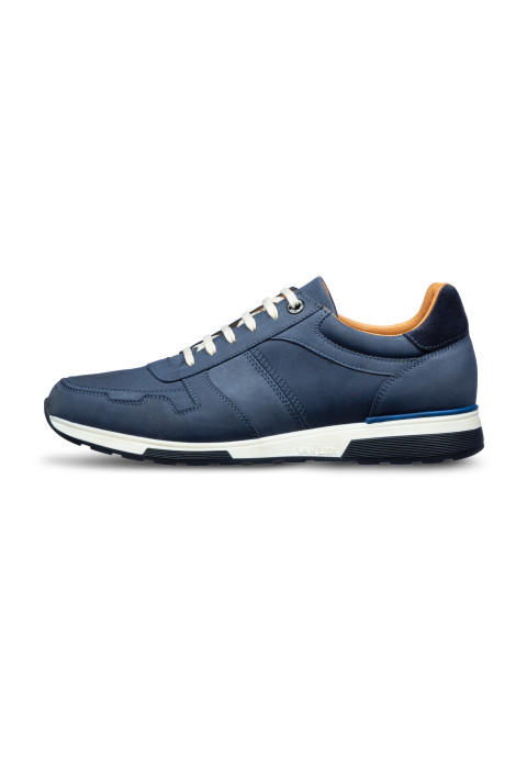 Blauw nubuck Positano sneaker