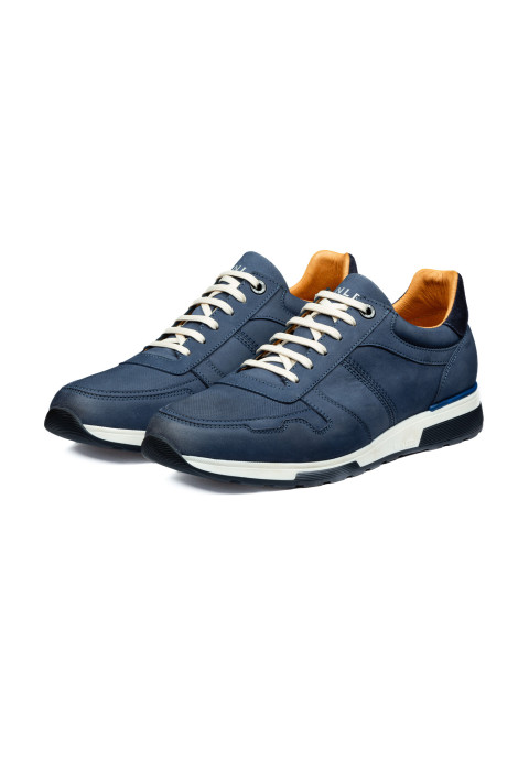 Blauw nubuck Positano sneaker