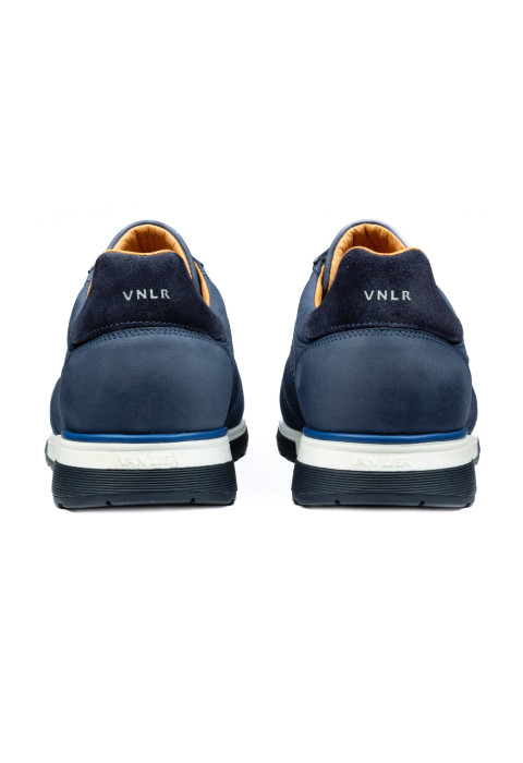 Blauw nubuck Positano sneaker