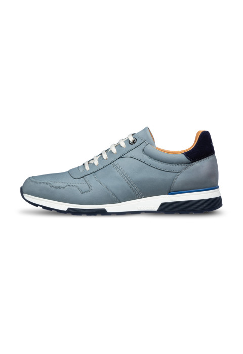 Grijs blauw nubuck Positano sneaker