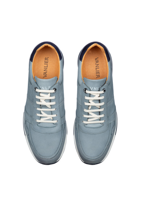 Grijs blauw nubuck Positano sneaker