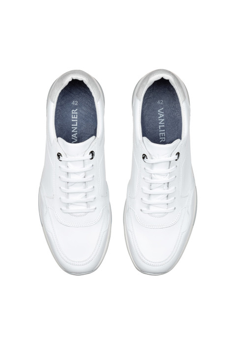 Wit gladleren Positano sneaker
