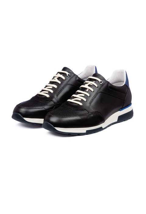 Navy gladleren Positano sneaker