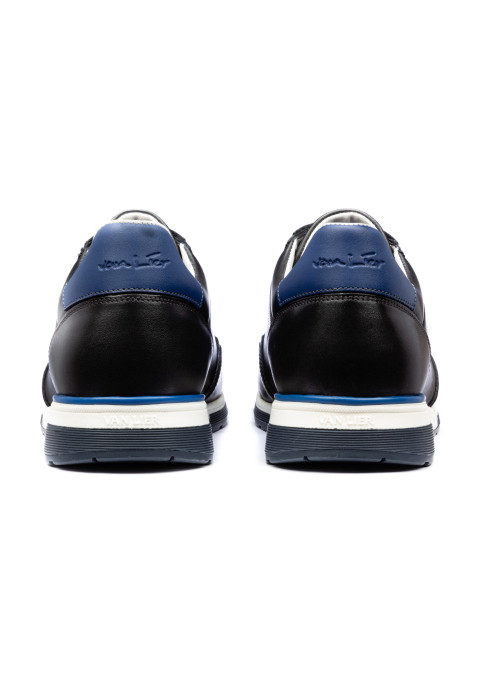 Navy gladleren Positano sneaker