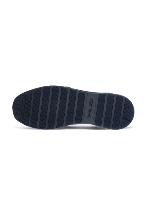 Navy gladleren Positano sneaker