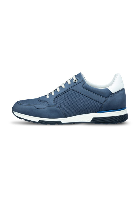 Blauw nubuck Positano sneaker