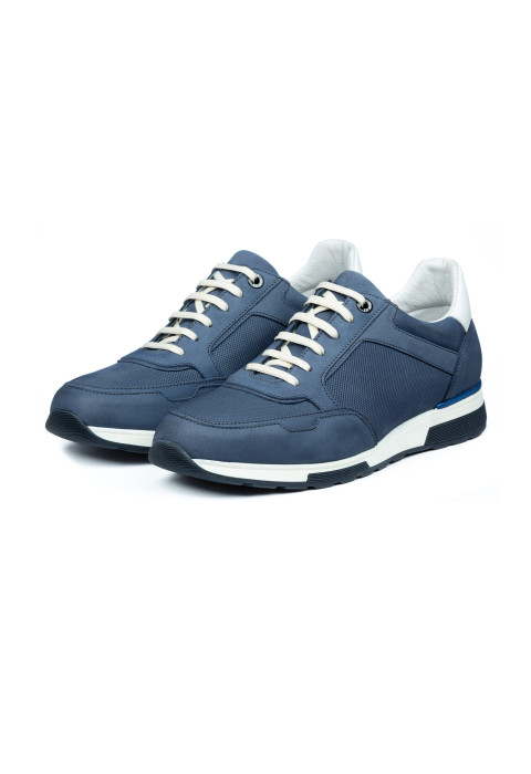 Blauw nubuck Positano sneaker