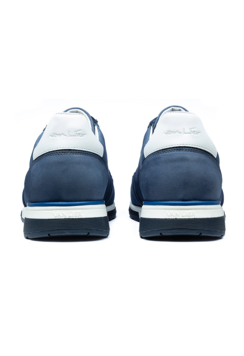 Blauw nubuck Positano sneaker