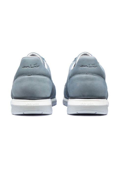 Grijs blauw nubuck Positano sneaker