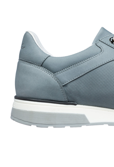 Grijs blauw nubuck Positano sneaker