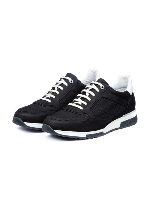 Zwart nubuck Positano sneaker