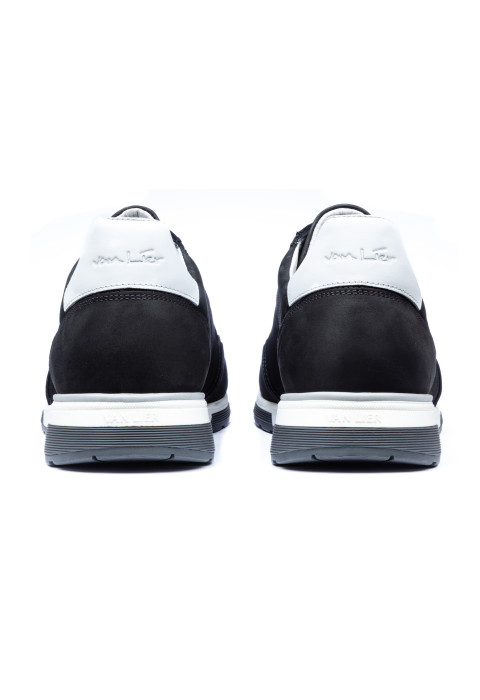 Zwart nubuck Positano sneaker