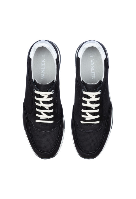 Zwart nubuck Positano sneaker