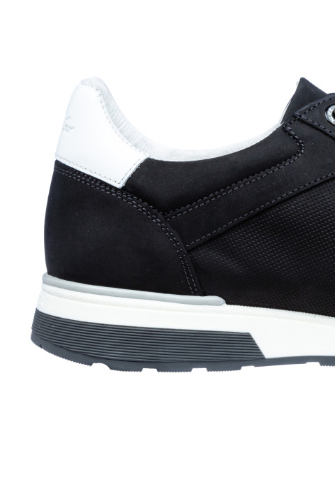 Zwart nubuck Positano sneaker