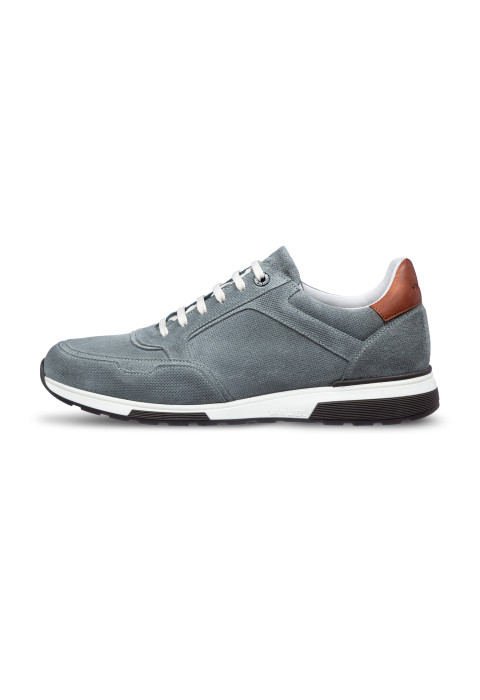 Grijs blauw suède Positano sneaker