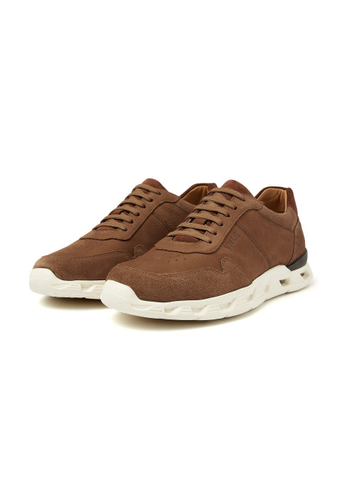 Cognac combi Orlando sneaker