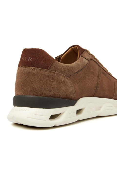 Cognac combi Orlando sneaker
