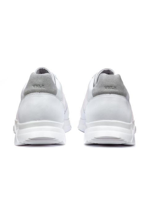Wit gladleren Luca sneaker