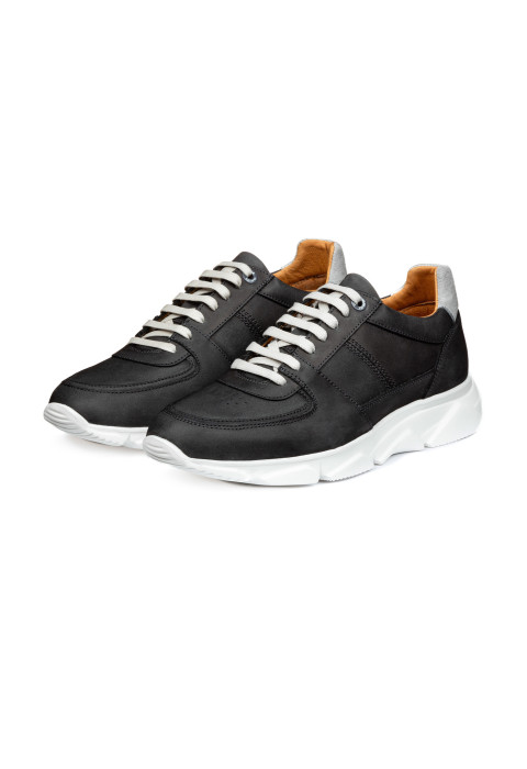 Grijs nubuck Luca sneaker