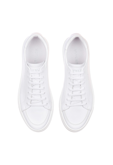 Wit gladleren Barossa sneaker