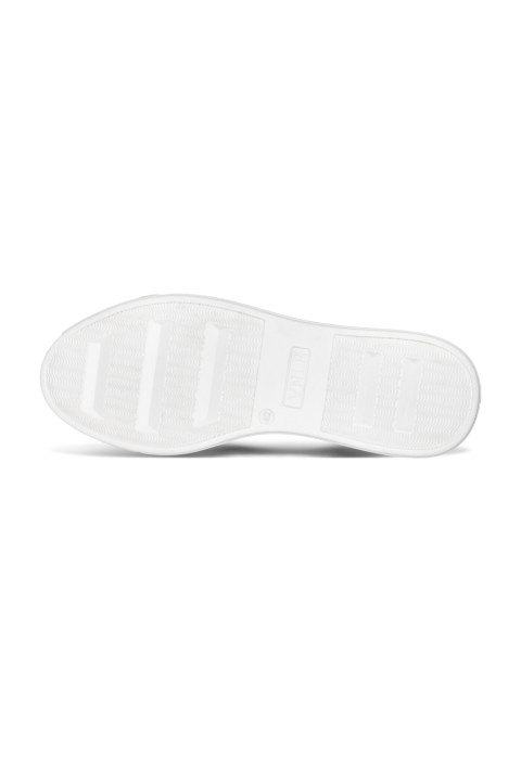Wit gladleren Barossa sneaker