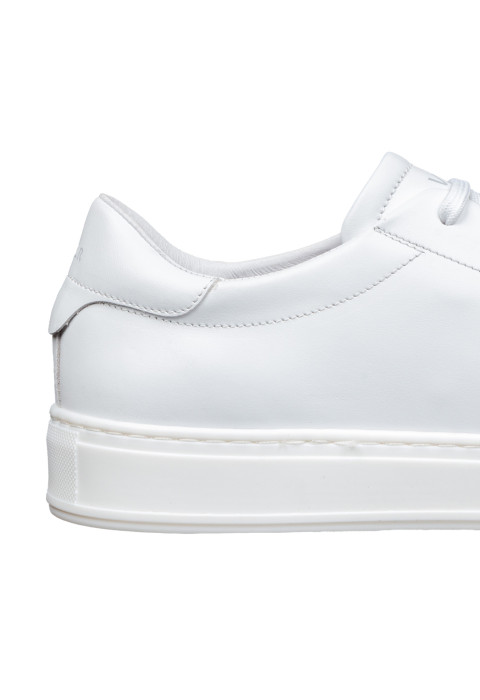 Wit gladleren Barossa sneaker