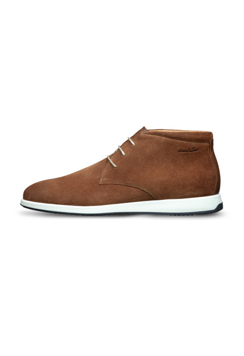  Roest cognac suède Ticino halfhoge veterschoen