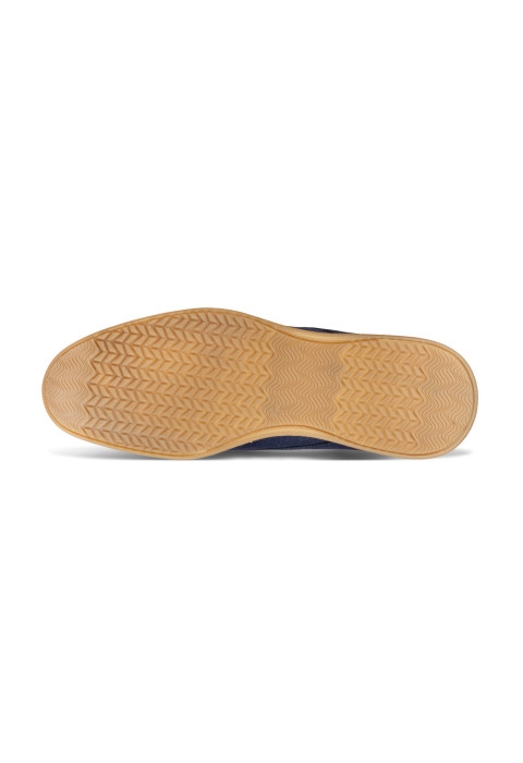 Navy suède Ticino halfhoge veterschoen