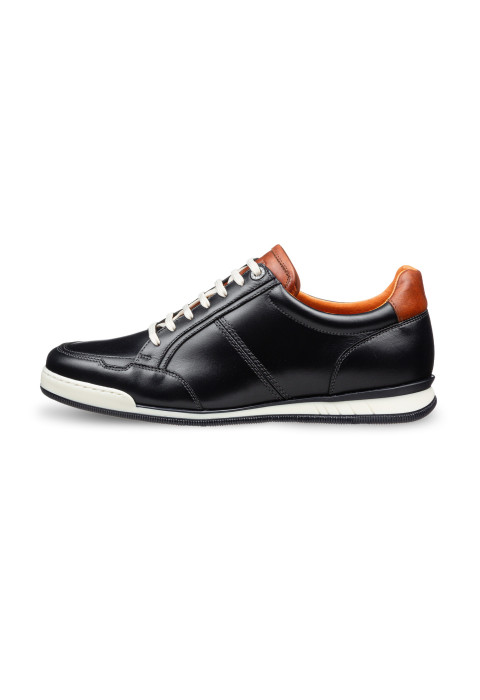 Navy gladleren Magnus sneaker