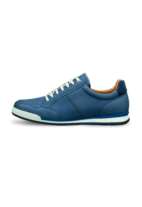 Blauw nubuck Magnus sneaker
