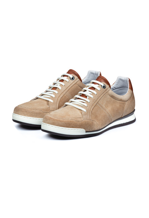 Zand beige suède Magnus sneaker