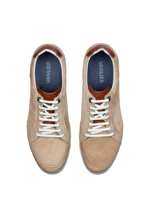Zand beige suède Magnus sneaker