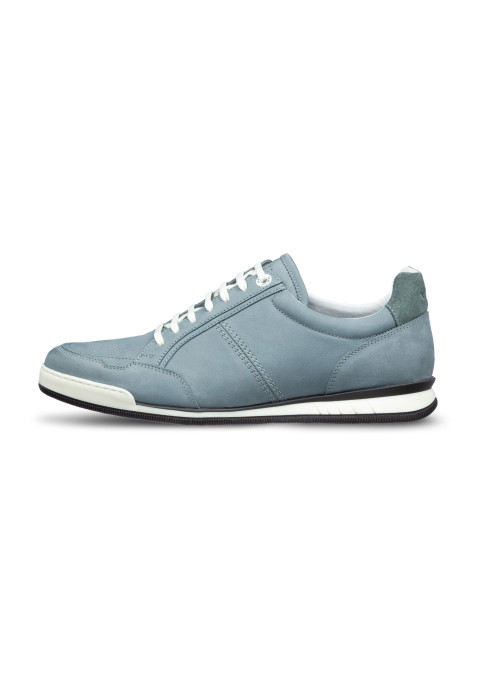 Grijs blauw nubuck Magnus sneaker