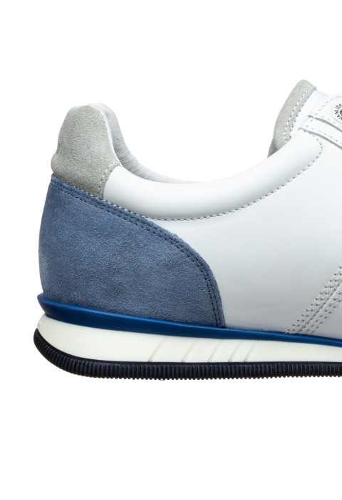 Wit combi gladleren Magnus sneaker