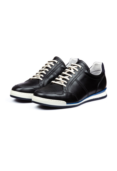Navy gladleren Magnus sneaker