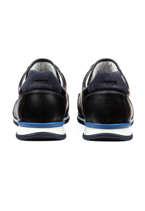 Navy gladleren Magnus sneaker