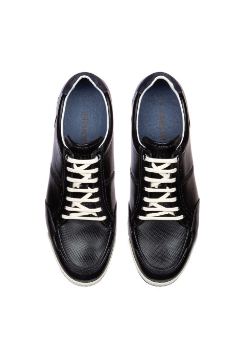 Navy gladleren Magnus sneaker