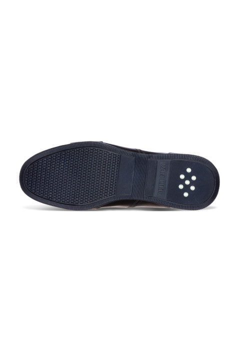 Navy gladleren Magnus sneaker