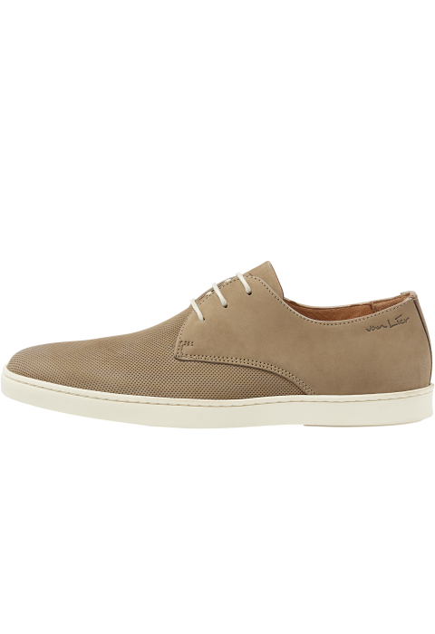 Taupe nubuck Lugano veterschoen
