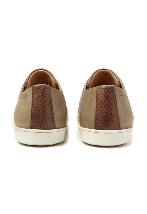 Taupe nubuck Lugano veterschoen