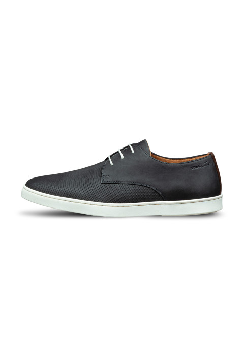Antraciet grijs nubuck Lugano veterschoen