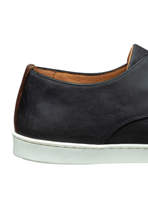 Antraciet grijs nubuck Lugano veterschoen