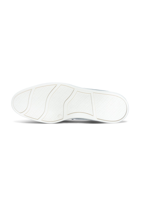 Grijs blauw suède Lugano loafer
