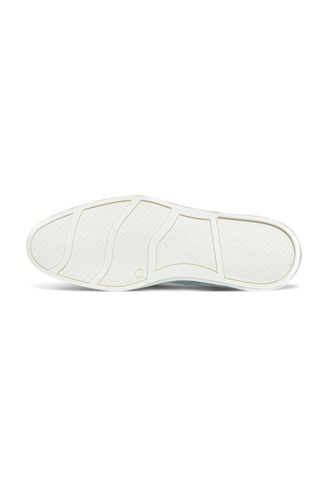 Grijs blauw suède Lugano loafer