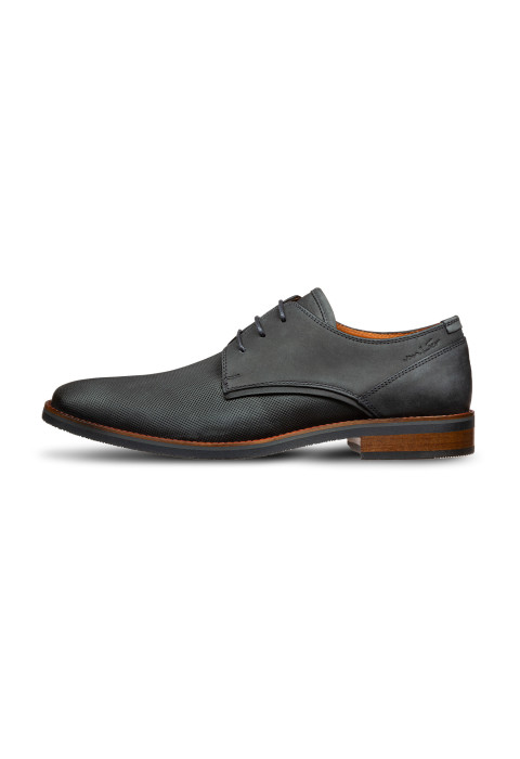 Antraciet grijs nubuck Amalfi veterschoen