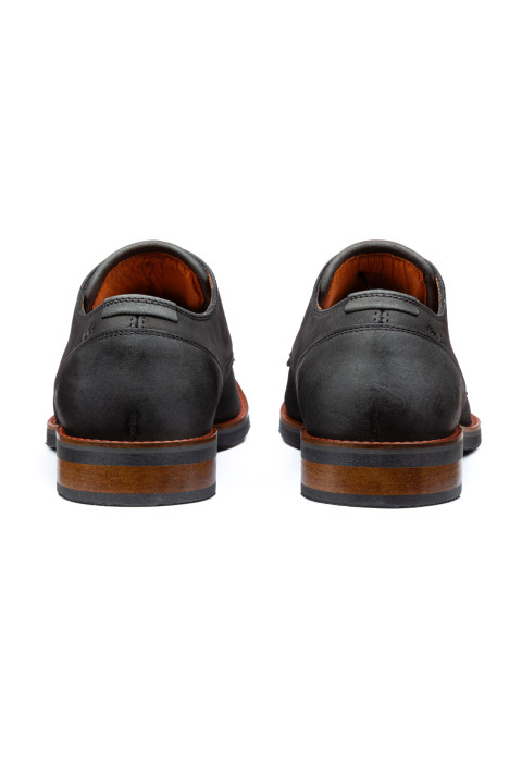 Antraciet grijs nubuck Amalfi veterschoen