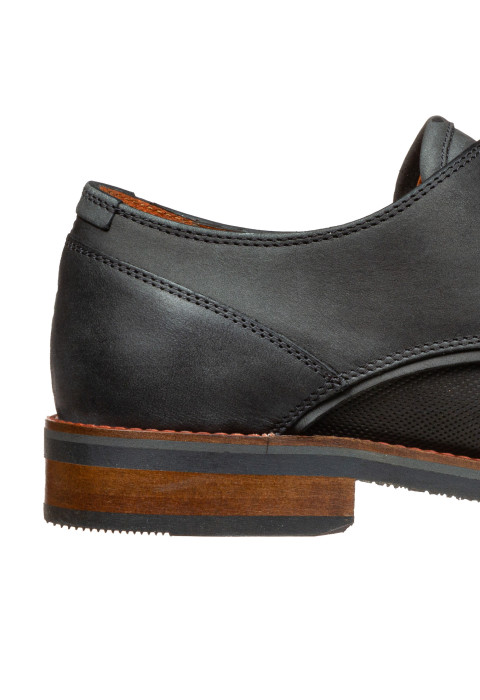 Antraciet grijs nubuck Amalfi veterschoen
