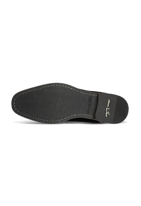 Zwart suède Amalfi veterschoen