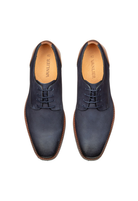 Navy nubuck Amalfi veterschoen