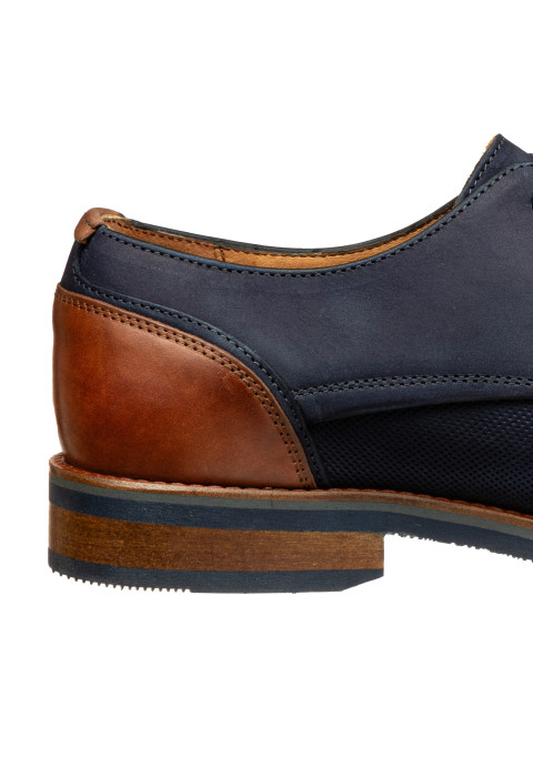 Navy nubuck Amalfi veterschoen